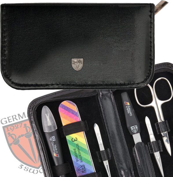 3 Swords Germany 7-Piece MANICURE - NAIL CARE - NAIL SCISSORS - CUTICLE REMOVER set - brand quality since 1927