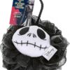 Nightmare Before Christmas Body Puff Jack Skellington Disney | Mad Beauty | Mystic Exfoliating Bath Accessories | Funny, Soft Gift for Tim Burton's Fan