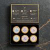 ComfyCozy Crystal Bath Bombs Luxury Gift Set | Relaxation Beauty Pamper Self Care Birthday Gifts for Women Mum Her Him Anniversary | 6 * 50g Vegan Organic Bathbombs | Relaxing Hamper Spa Bomb Package