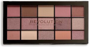 Revolution Beauty Reloaded Eyeshadow Palette, Includes 15 Highly Pigmented Shades, Matte & Shimmer Finishes, Long Wearing, Provocative, 16.5g