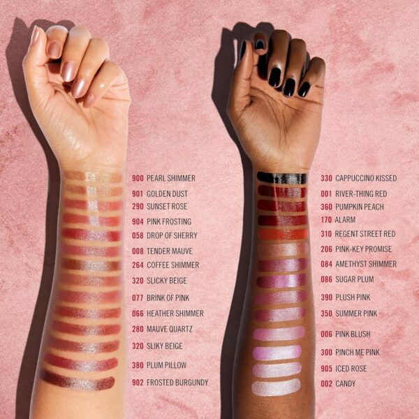 Rimmel Lasting Finish Lipstick 006 Pink Blush, Creamy Satin Finish, Long Lasting 8 HR Wear, Comfortable Formula, Rich Pigment