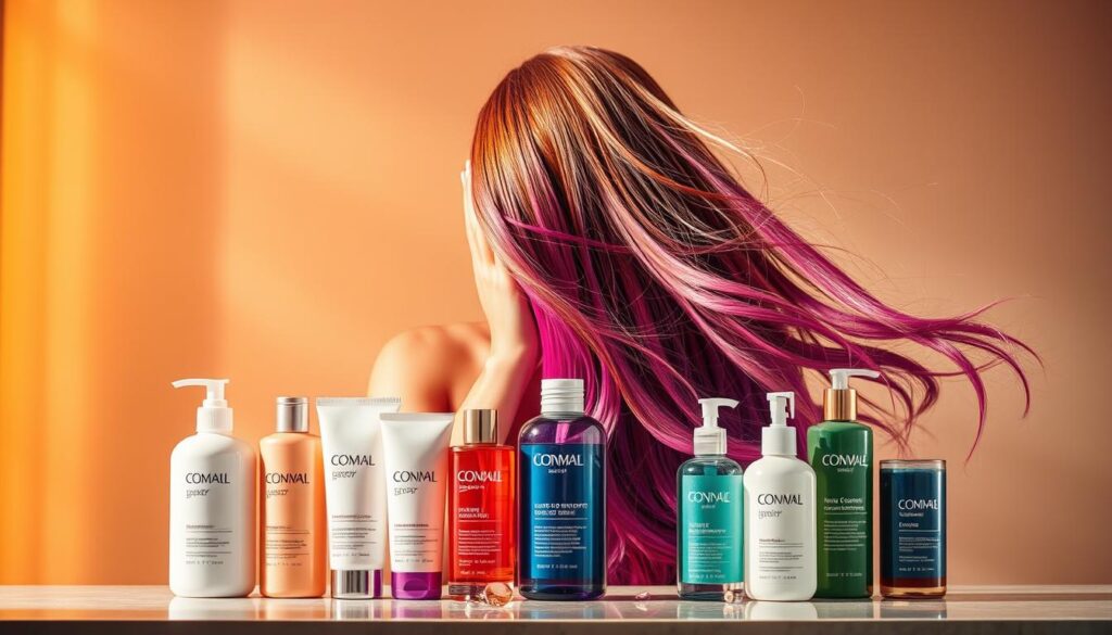 Colour-treated hair care