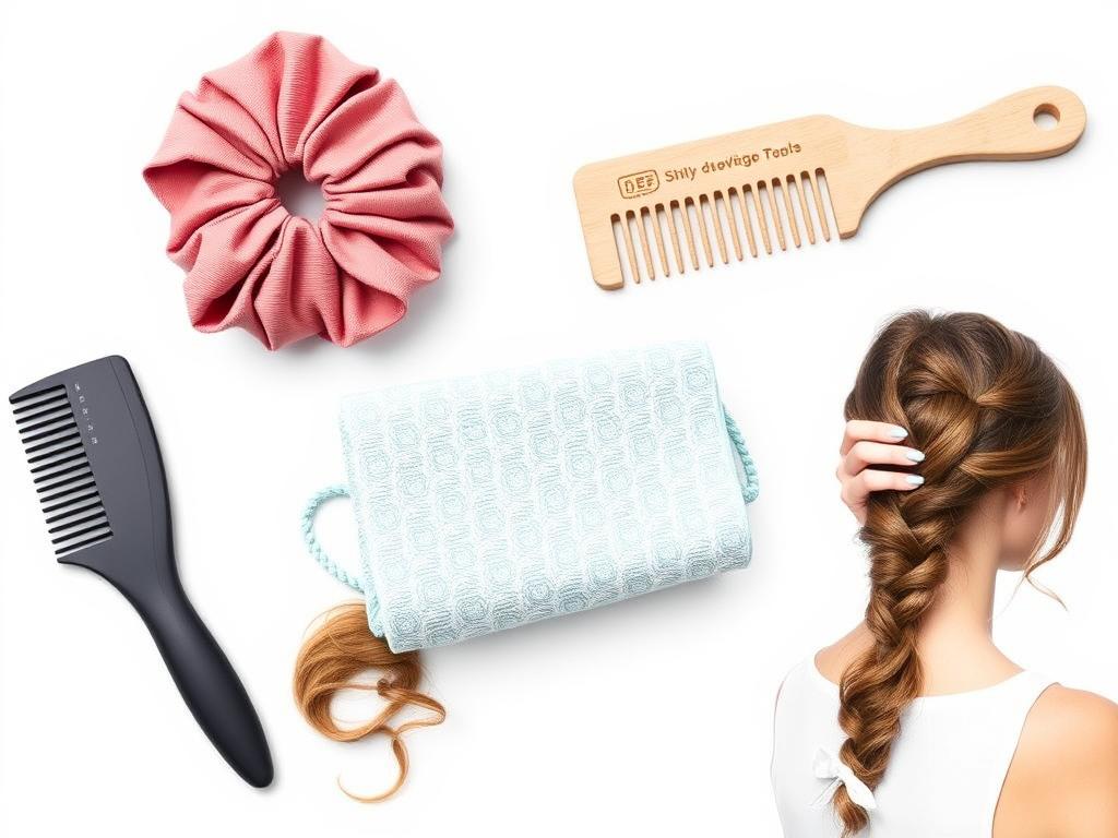 Heat-free hairstyling alternatives to prevent hair fall