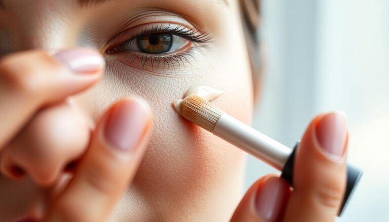 How to apply concealer for dark circles