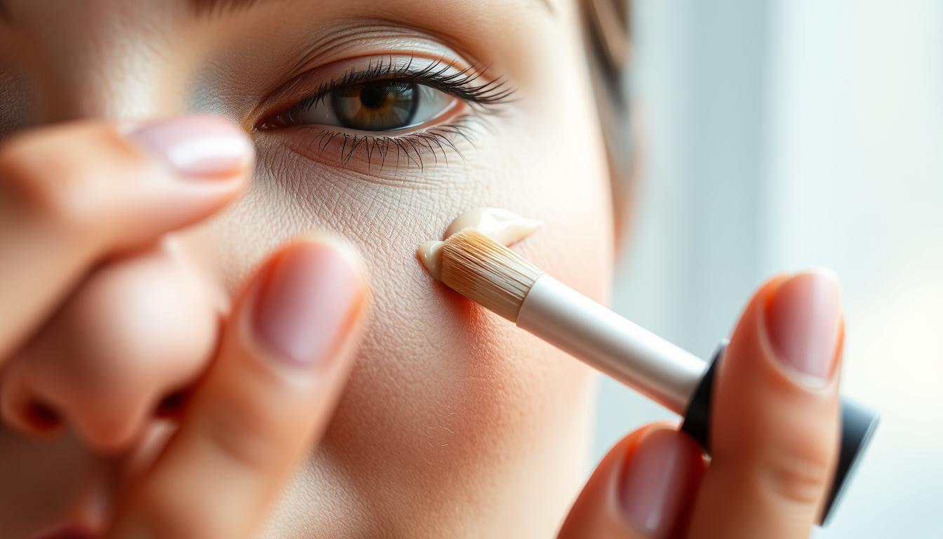 How to apply concealer for dark circles