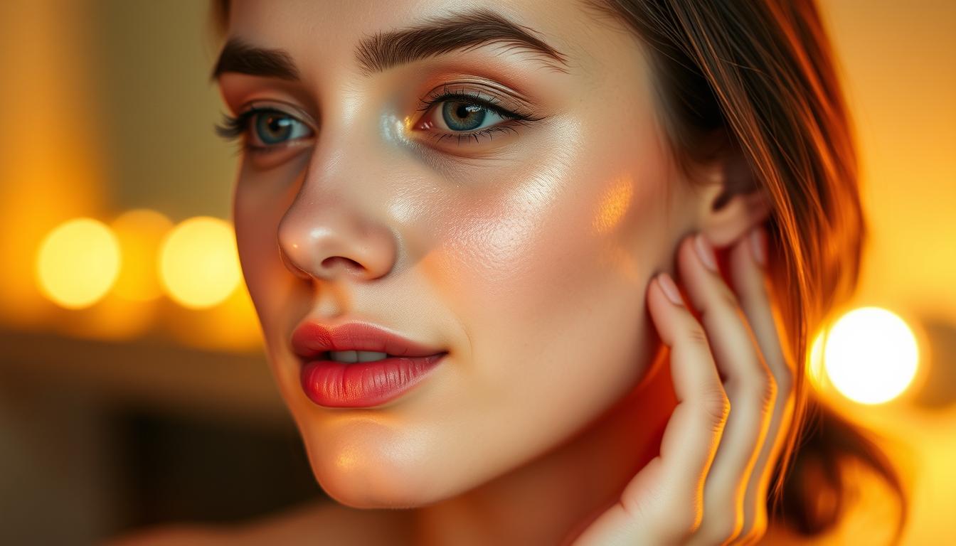 Night skincare routine for glowing skin