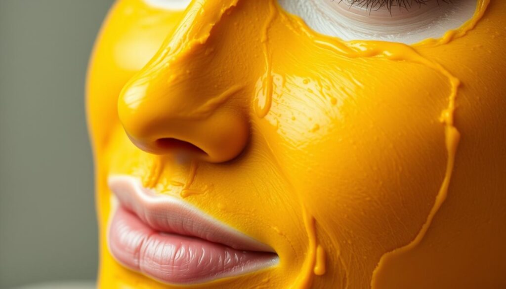 Turmeric face mask