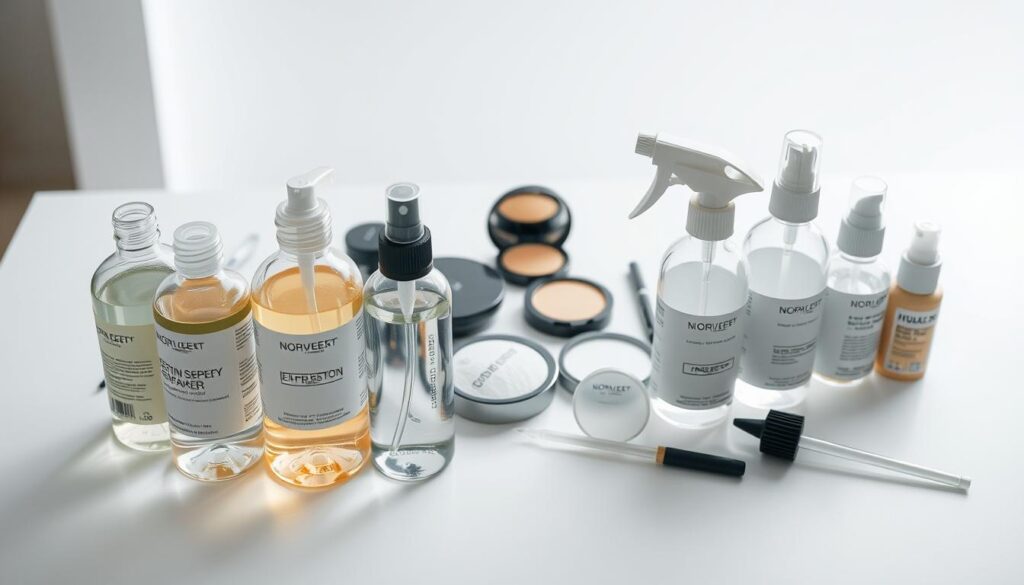 commercial setting sprays ingredients
