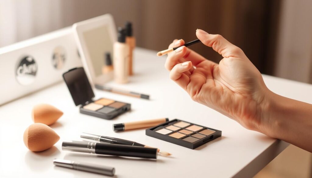 concealer application
