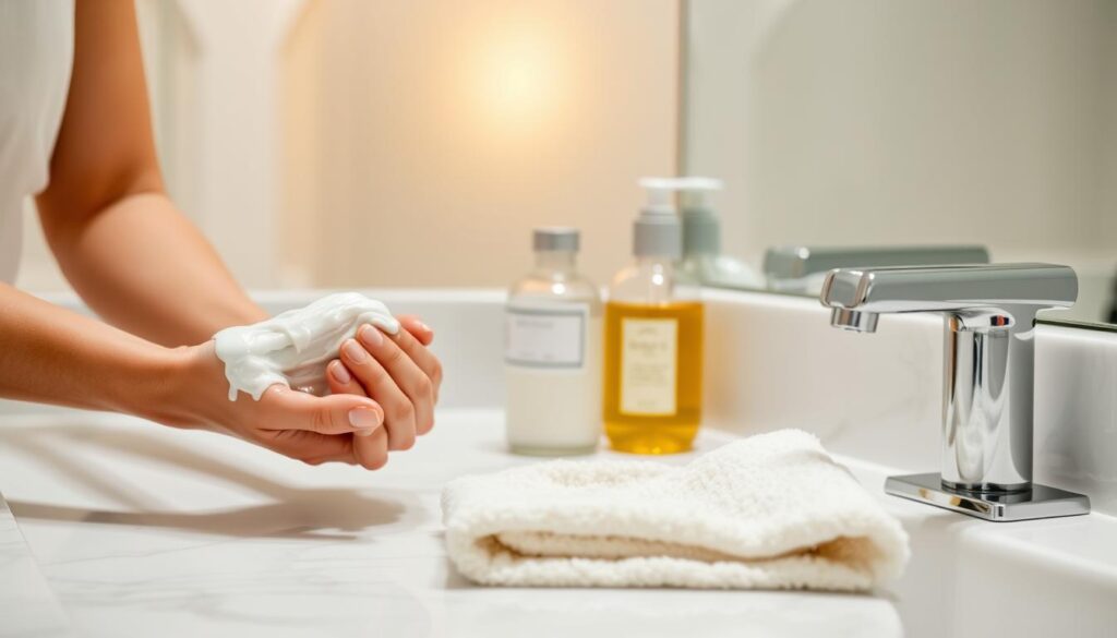 double cleansing technique for oily skin