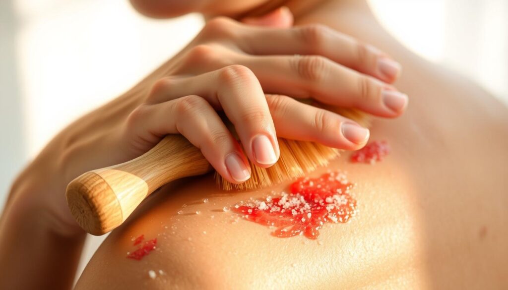 dry brushing for exfoliation