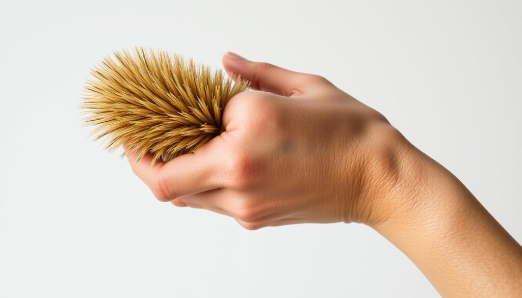 dry brushing technique