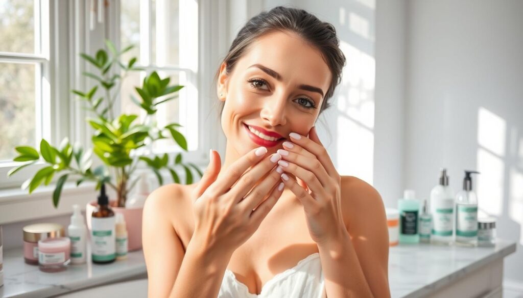 dry skin morning routine