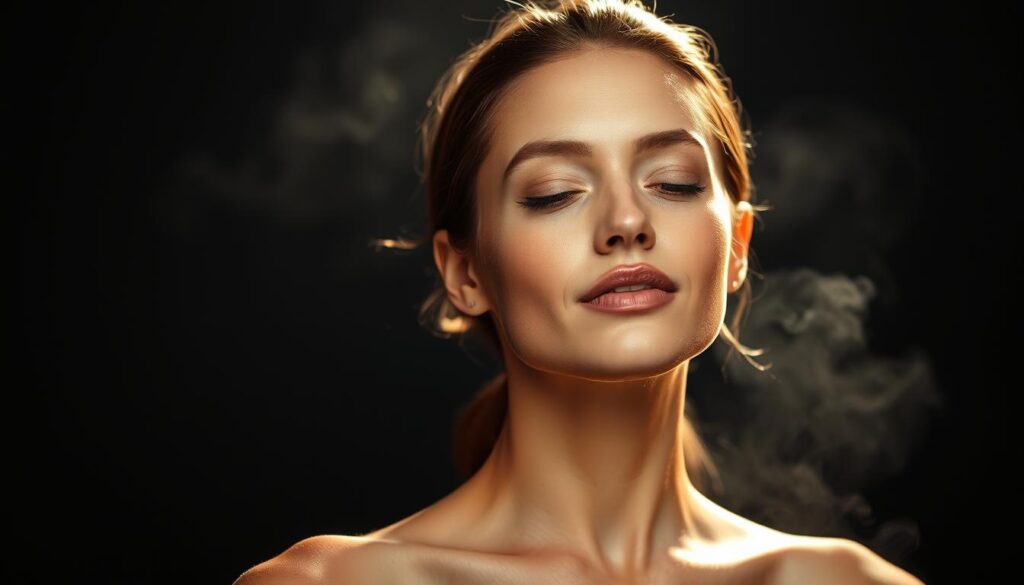 glowing skin