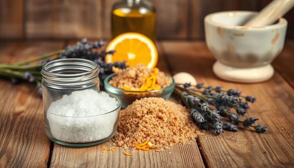 homemade body scrub ingredients