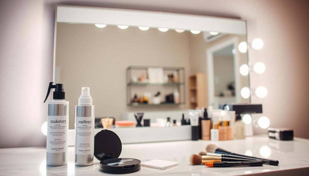 makeup setting