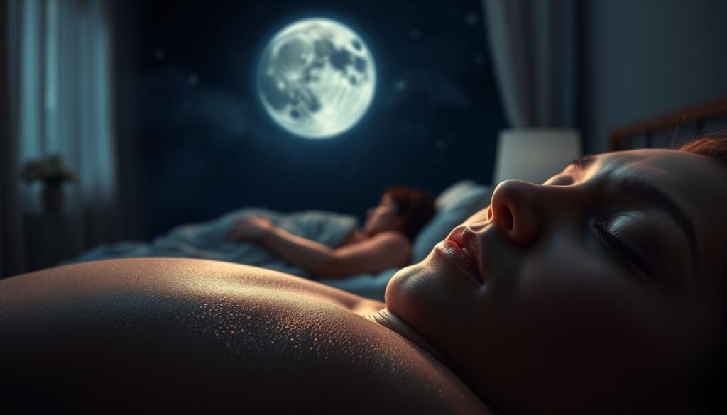 night-time skin renewal process