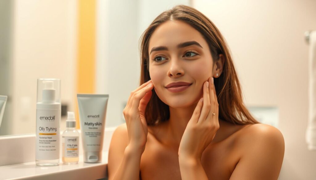 oily skin morning routine