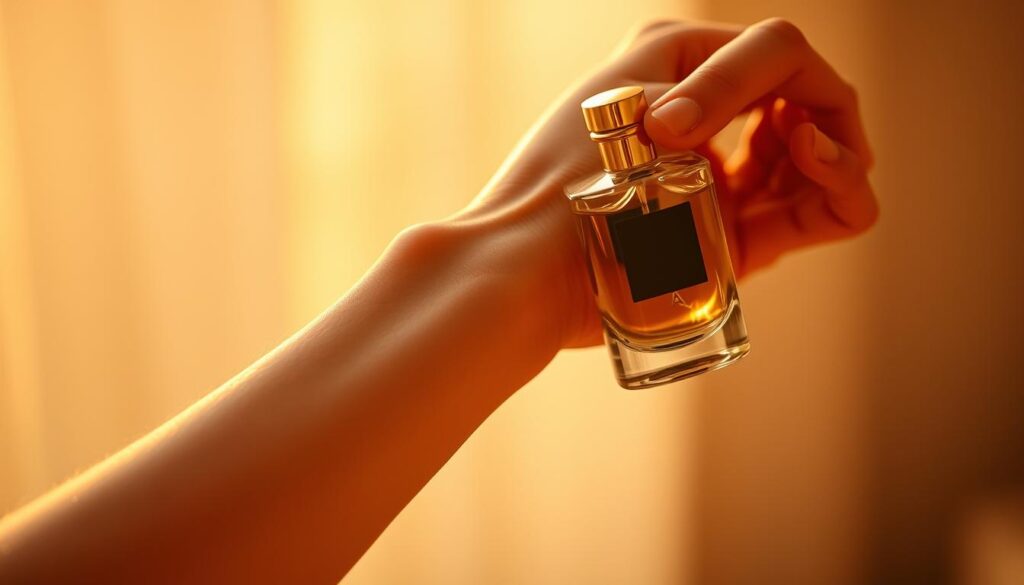 perfume application timing