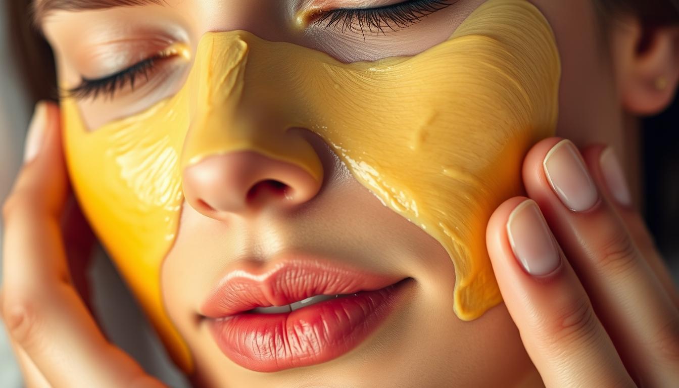 Banana mask for moisturizing