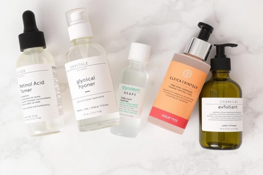 Common skincare products that cause skin purging