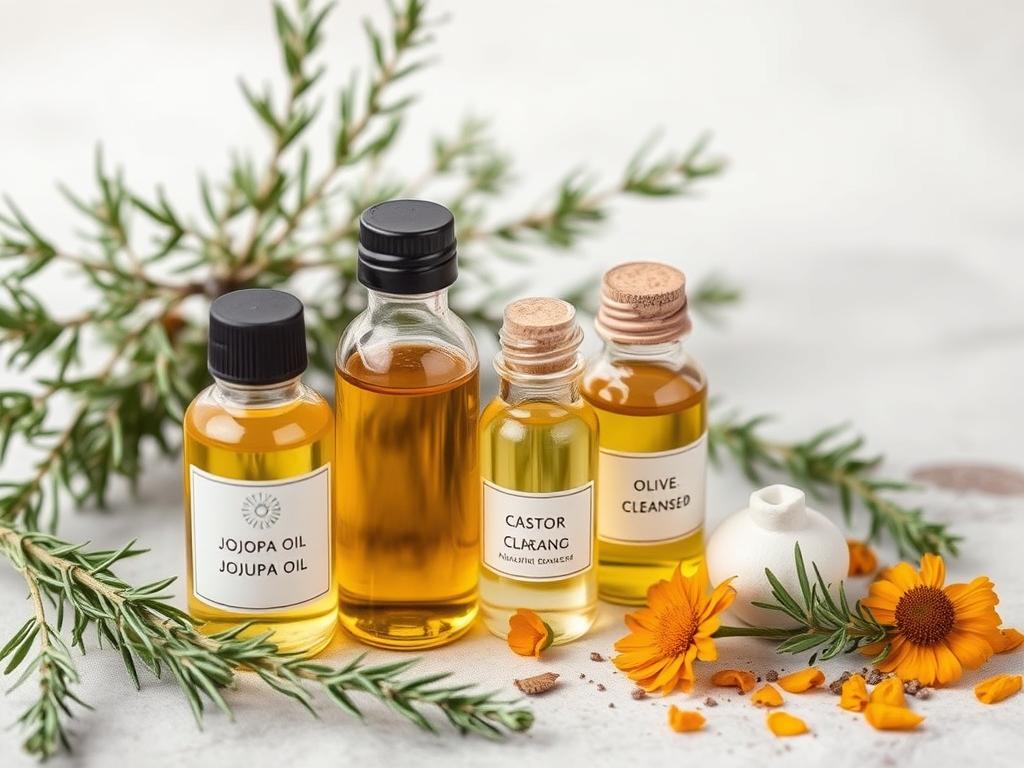 Natural ingredients for DIY oil cleansers