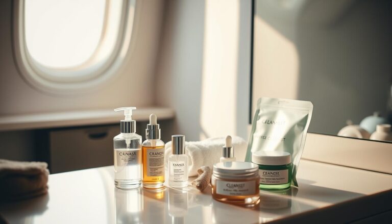 Skincare after air travel