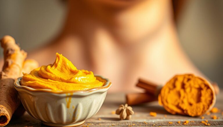 Turmeric paste for brightness