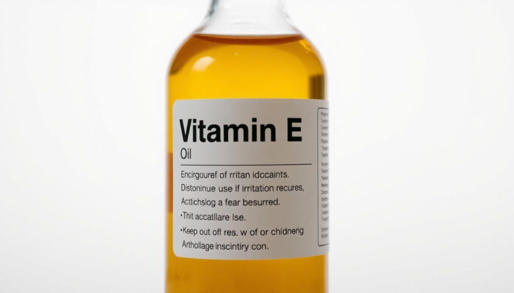 Vitamin E oil precautions