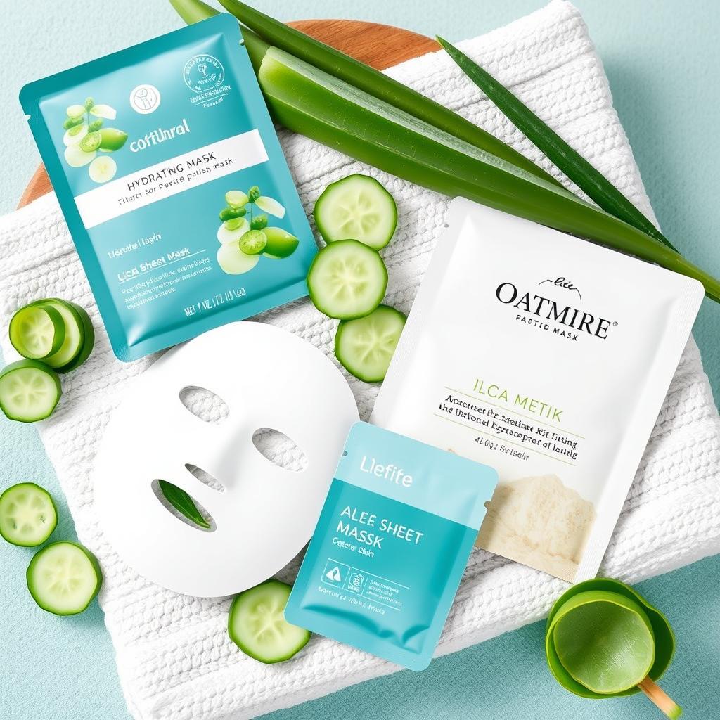 Weekly treatment masks for skin purging