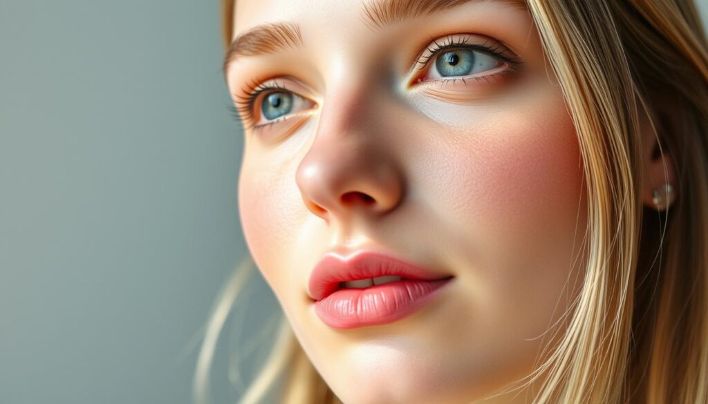 blush and bronzer application