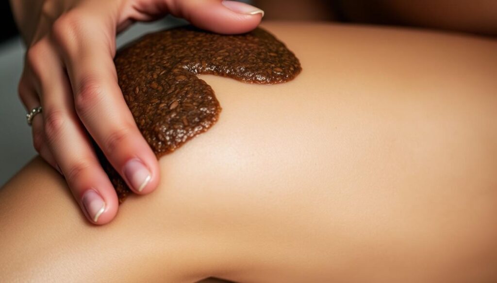 coffee scrub for cellulite application