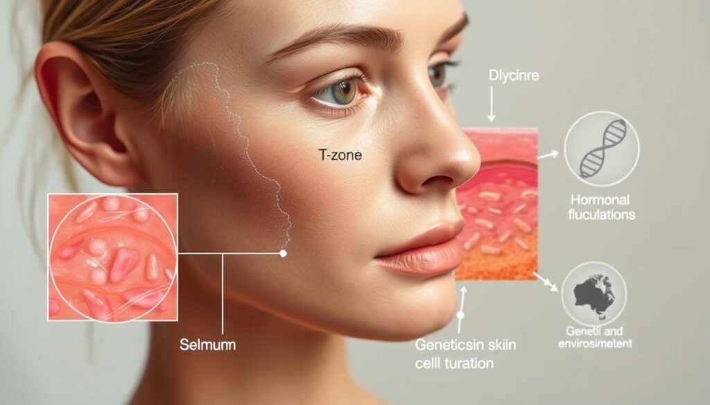 combination skin causes