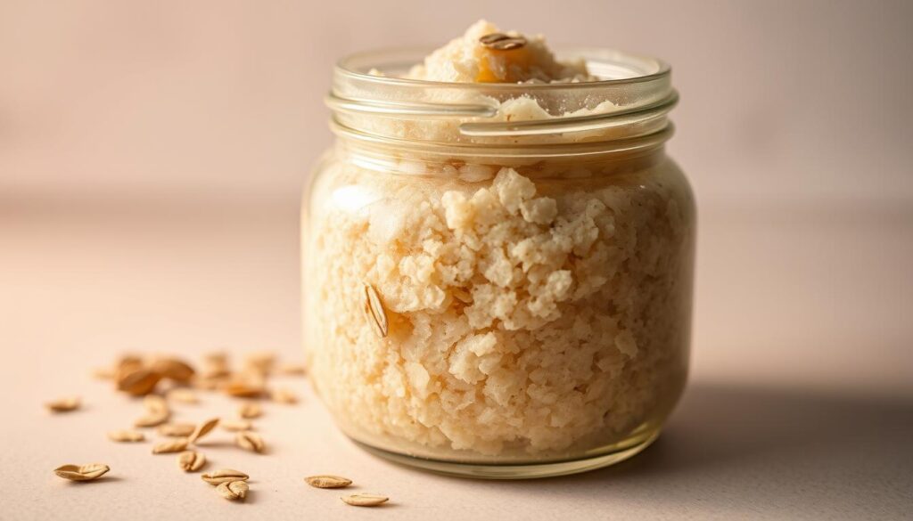 homemade oatmeal face scrub