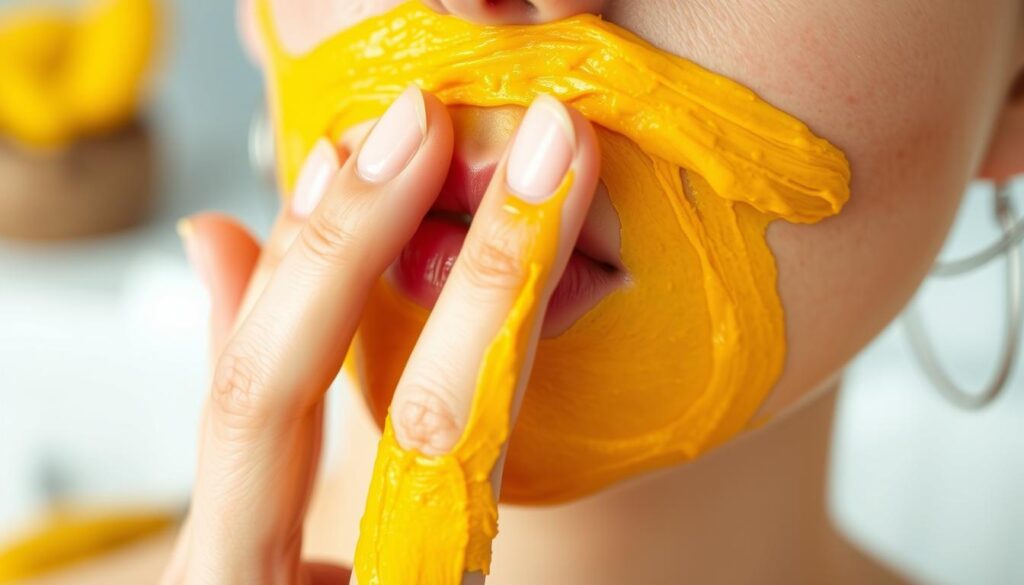 homemade turmeric mask for acne scars